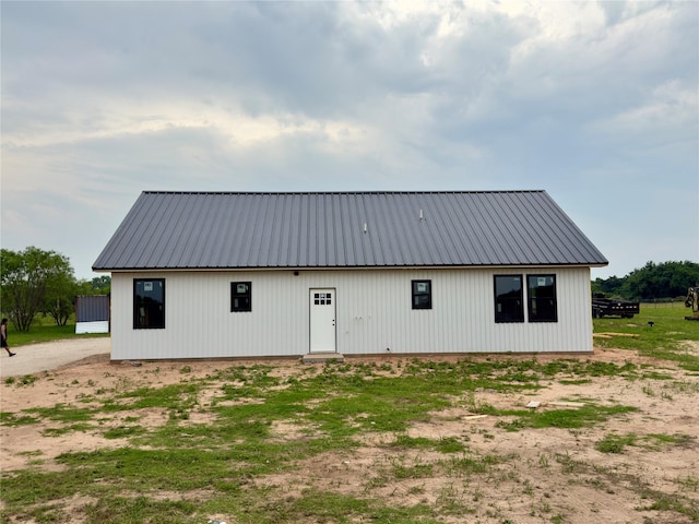 1596 Dairy Way, Waco, TX 75705 - rear view of house featuring metal roof