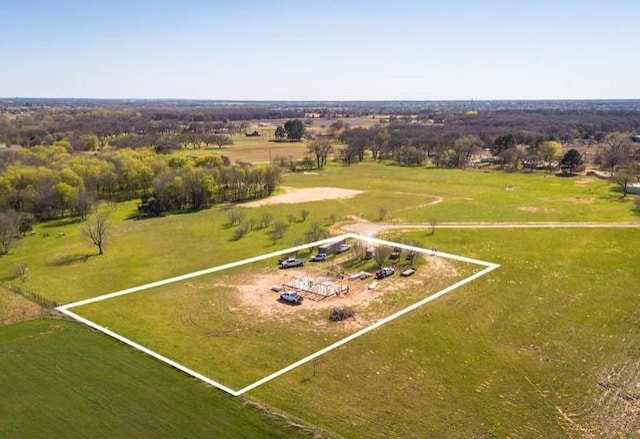 1596 Dairy Way, Waco, TX 75705 - aerial view of sparsely populated area featuring property boundaries highlighted