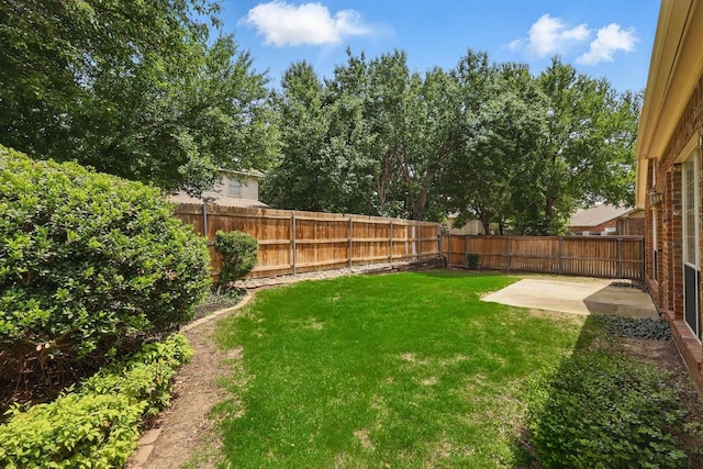 8100 Hosta Way, Fort Worth, TX 76123 - view of yard with a patio area