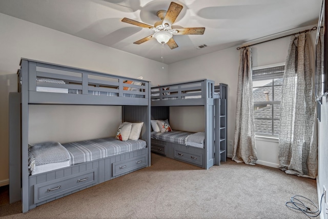 7315 Danashire Ave, Dallas, TX 75231 - carpeted bedroom featuring ceiling fan