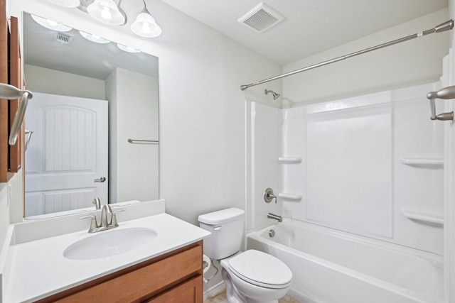 7789 Gulf Breeze Ln, Frisco, TX 75036 - full bath featuring toilet, vanity, and tub / shower combination