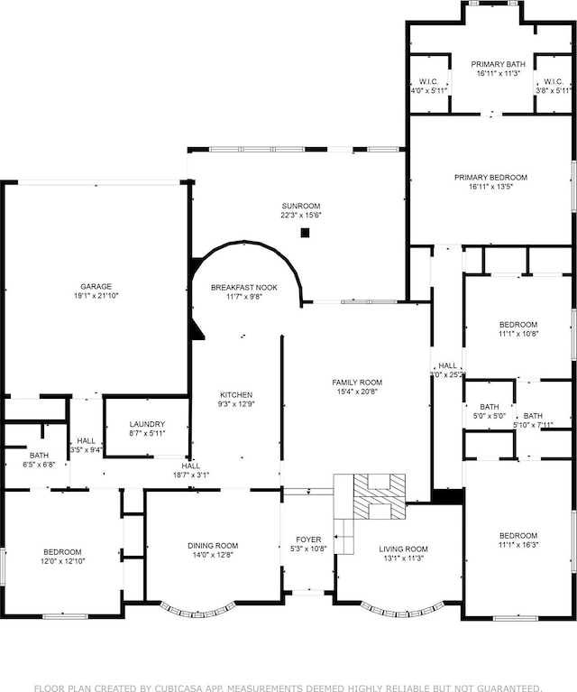 4509 Trowbridge Dr, Arlington, TX 76013 - property floor plan
