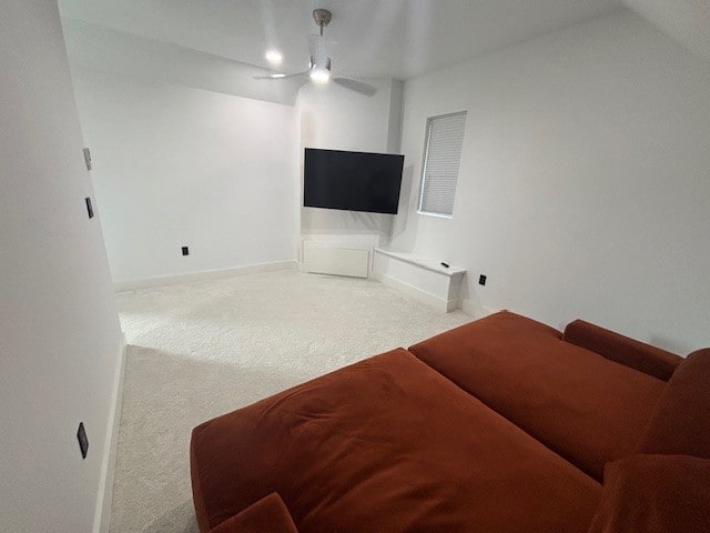 5073 Loper Cir, Streetman, TX 75859 - carpeted bedroom with baseboards and ceiling fan