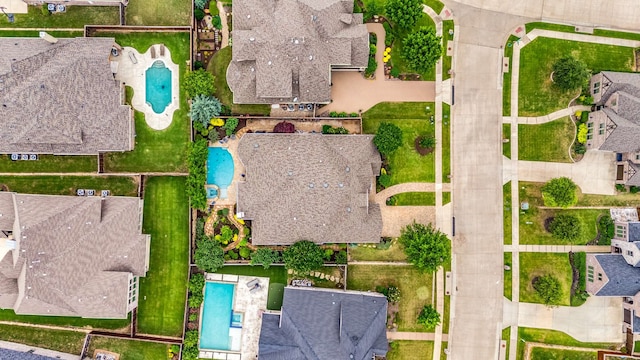 3021 Sunny Hill Ln, Prosper, TX 75078 - bird's eye view of a pool area