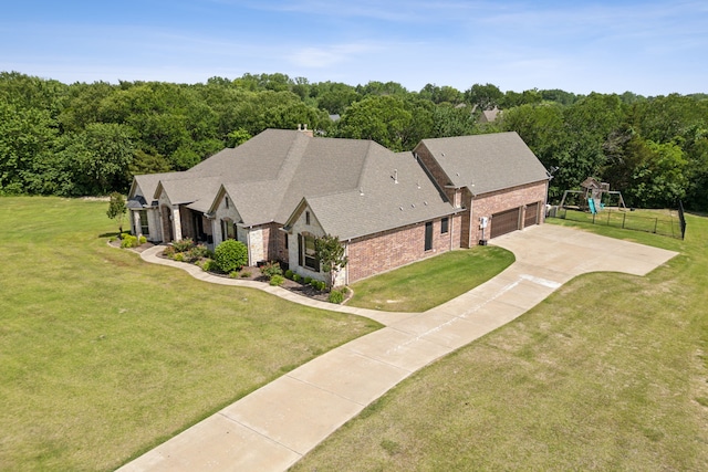 301 Harrison Cir, Van Alstyne, TX 75495 - aerial view of property and surrounding area
