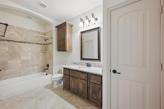1004 Taylor Dr, Allen, TX 75013 - full bath with vanity, toilet, and washtub / shower combination