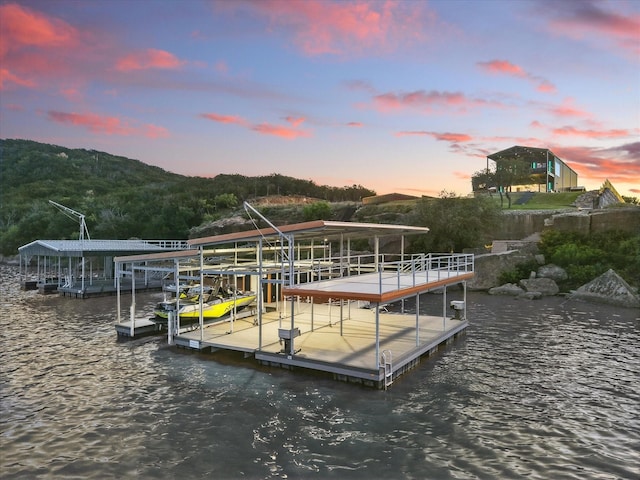 4971 Hawk Rd, Possum Kingdom Lake, TX 76450 - dock area with a water view