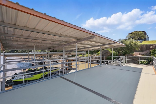 4971 Hawk Rd, Possum Kingdom Lake, TX 76450 - view of patio featuring an exterior structure and an outdoor structure
