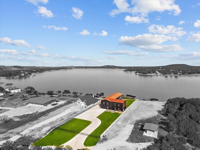 4971 Hawk Rd, Possum Kingdom Lake, TX 76450 - bird's eye view of a nearby body of water