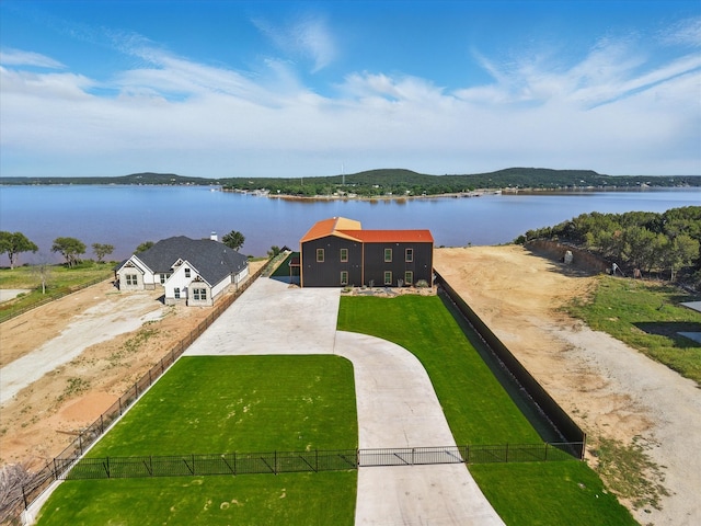4971 Hawk Rd, Possum Kingdom Lake, TX 76450 - aerial view of property and surrounding area featuring a large body of water