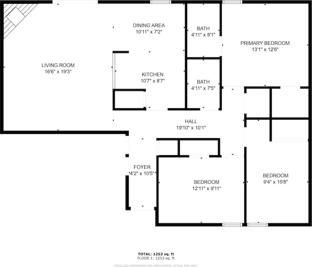 4111 Cypress Springs Dr, Arlington, TX 76001 - floor plan / room layout