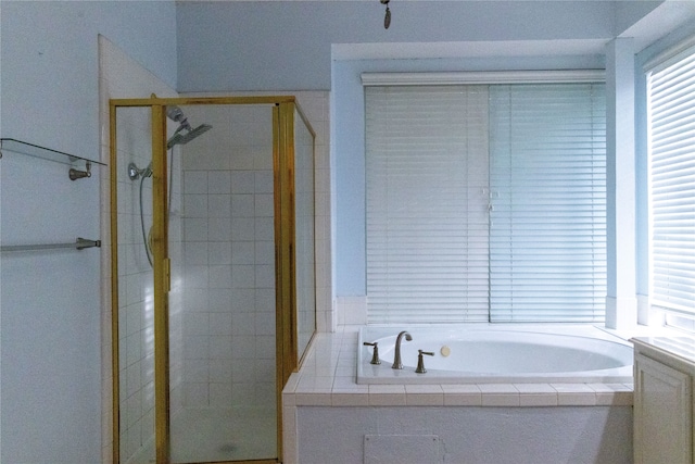 2104 Hunter Place Ln, Arlington, TX 76006 - full bathroom with a stall shower and a bath