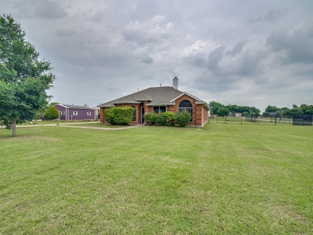 605 Lakeridge Dr, Lavon, TX 75166 - view of yard