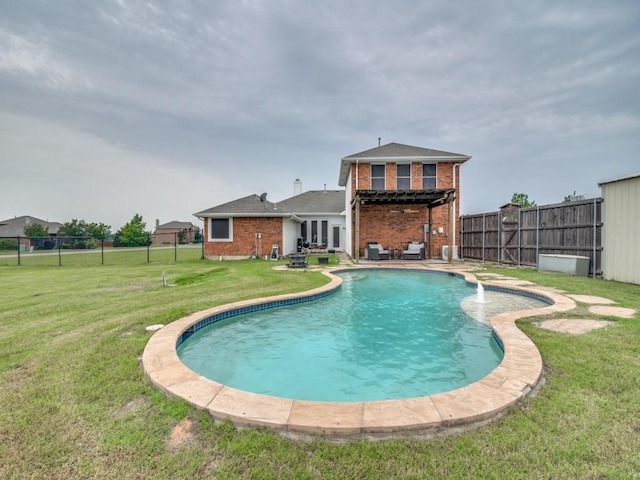 605 Lakeridge Dr, Lavon, TX 75166 - view of pool featuring a patio area