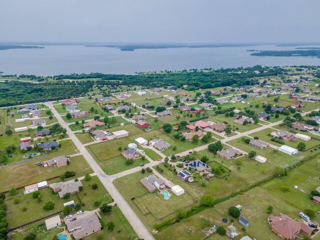 605 Lakeridge Dr, Lavon, TX 75166 - drone / aerial view of a nearby body of water