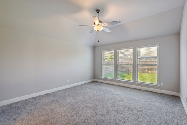 548 Bradley Dr, Fate, TX 75087 - unfurnished room with baseboards, carpet flooring, and a ceiling fan