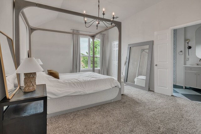 10721 Emerald Park Ln, Fort Worth, TX 76052 - carpeted bedroom featuring a chandelier