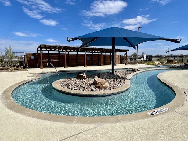 5532 Timber Point Dr, Princeton, TX 75407 - community pool featuring a gazebo and a patio