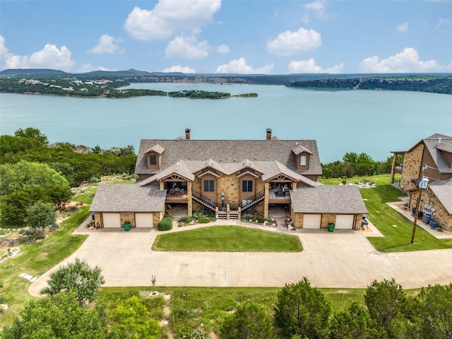 101 Eagle Pt, Graford, TX 76449 - water view with stairs