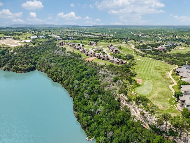 101 Eagle Pt, Graford, TX 76449 - drone / aerial view of a nearby body of water and a golf club