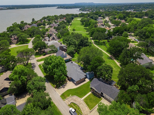 3904 Crescent Dr, De Cordova, TX 76049 - aerial view of residential area with a large body of water