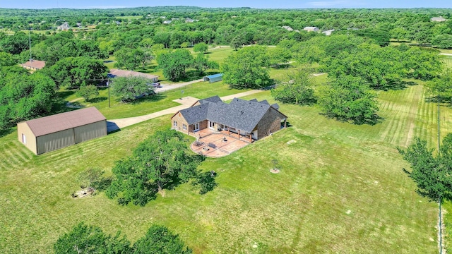 5300 Highland Dr, Denison, TX 75020 - view of subject property with a heavily wooded area