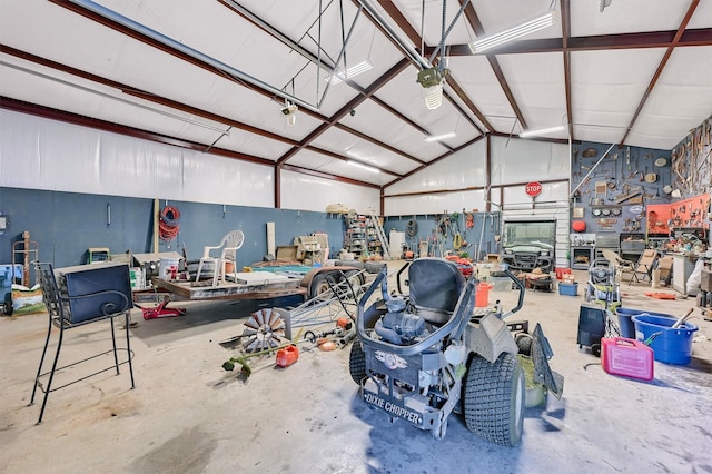 5300 Highland Dr, Denison, TX 75020 - garage with a workshop area