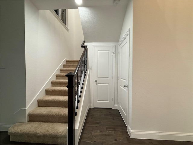 1103 Bantham Way, Forney, TX 75126 - stairs featuring wood finished floors and baseboards