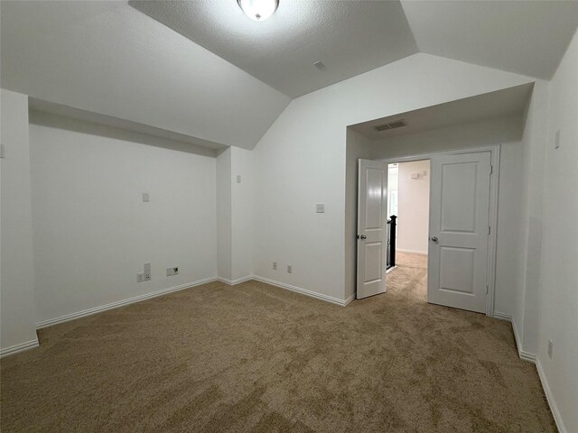 1103 Bantham Way, Forney, TX 75126 - additional living space featuring lofted ceiling, carpet, and baseboards