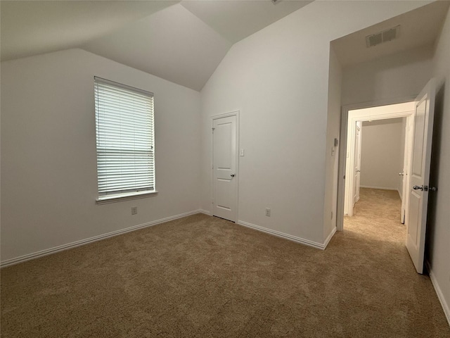 1103 Bantham Way, Forney, TX 75126 - unfurnished bedroom with lofted ceiling, carpet flooring, and baseboards