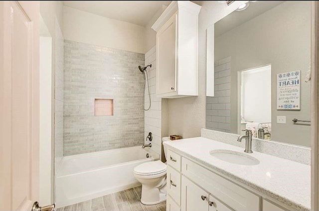 1926 N Stodghill Rd, Rockwall, TX 75087 - full bathroom with toilet, shower / bath combination, and vanity