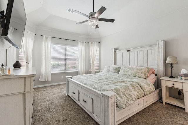 7745 Northumberland Dr, Fort Worth, TX 76179 - carpeted bedroom featuring a ceiling fan and baseboards