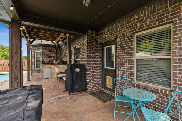7745 Northumberland Dr, Fort Worth, TX 76179 - view of patio / terrace featuring area for grilling