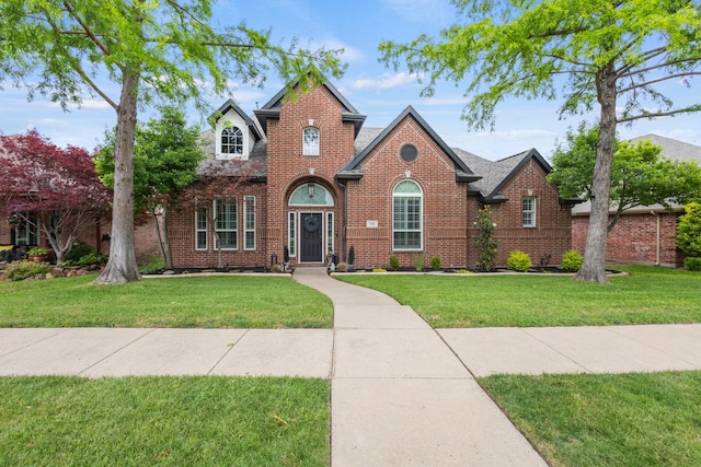 1531 Redeemer Rd, Allen, TX 75002 - traditional-style house with brick siding and a front lawn