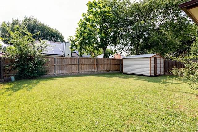 6713 Windwillow Dr, Fort Worth, TX 76137 - view of yard featuring a shed and an outbuilding