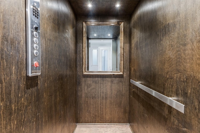 8230 Callimont Ln, Dallas, TX 75231 - elevator with recessed lighting