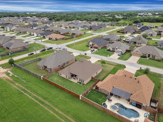 3102 White Horse Ct, Granbury, TX 76049 - aerial view of property's location with nearby suburban area and a pool