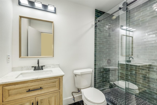 1218 Ralph St, Grand Prairie, TX 75051 - full bath with toilet, vanity, and a shower stall