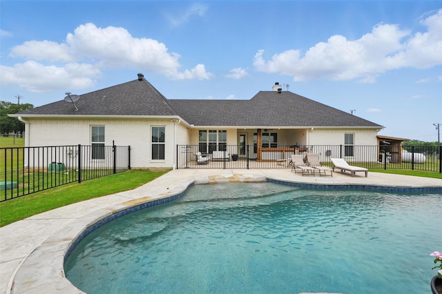917 County Road 914, Burleson, TX 76028 - view of swimming pool with a patio