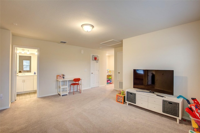1908 Damianita Dr, Royse City, TX 75189 - game room featuring carpet floors and baseboards