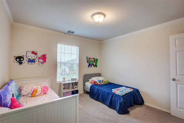 1908 Damianita Dr, Royse City, TX 75189 - bedroom with crown molding, light colored carpet, and baseboards