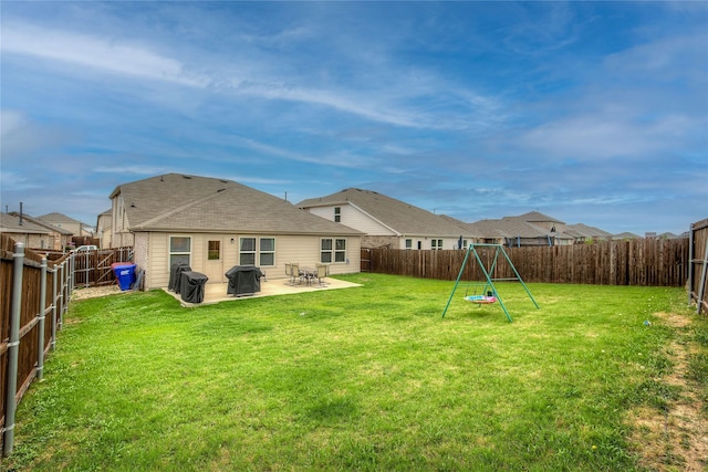 1908 Damianita Dr, Royse City, TX 75189 - back of property featuring a patio area and a shingled roof