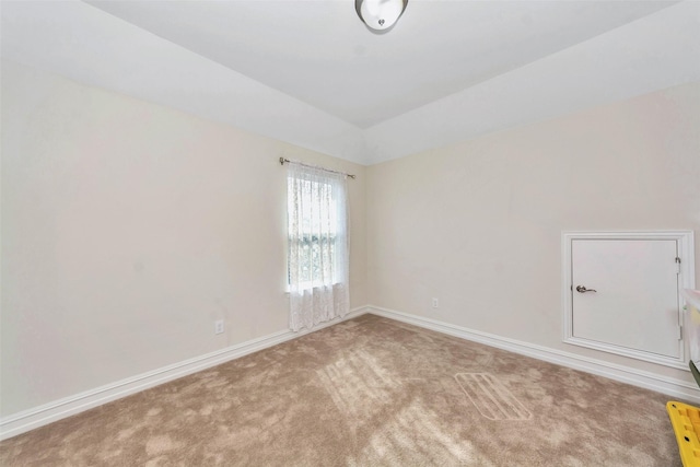 8109 Brahmin Ct, Fort Worth, TX 76131 - unfurnished room with carpet flooring, baseboards, and lofted ceiling