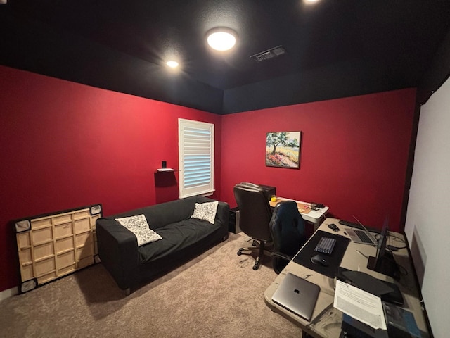 3121 Althea St, Mckinney, TX 75071 - office space featuring carpet floors and vaulted ceiling