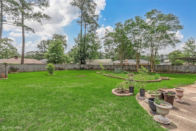 view of yard
