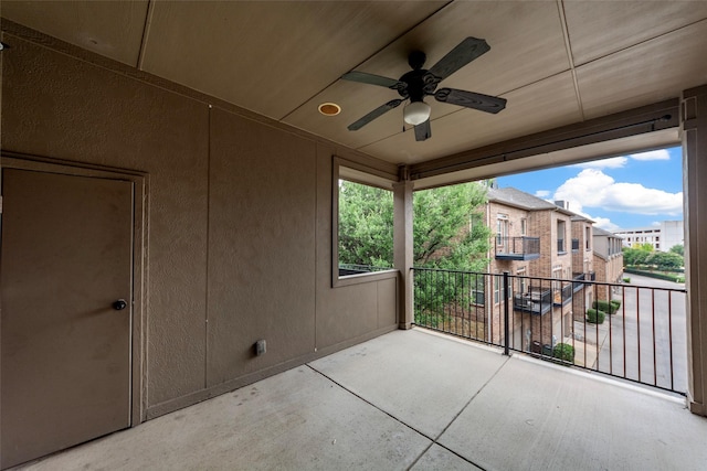 7941 Parkwood Blvd, Plano, TX 75024 - balcony featuring a ceiling fan