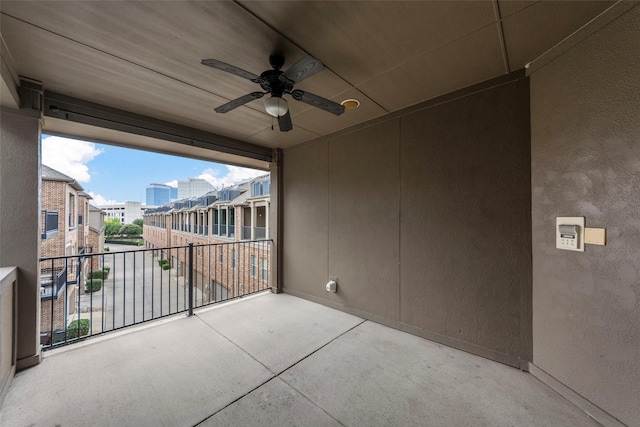 7941 Parkwood Blvd, Plano, TX 75024 - view of patio / terrace with a ceiling fan