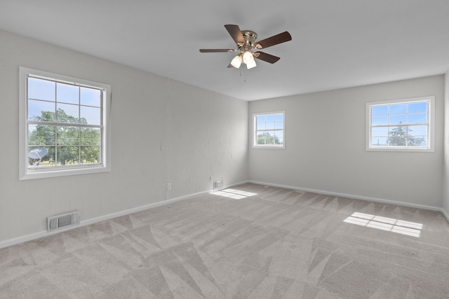 560 N Cardinal Rd, Reno, TX 76020 - carpeted spare room featuring a ceiling fan and baseboards