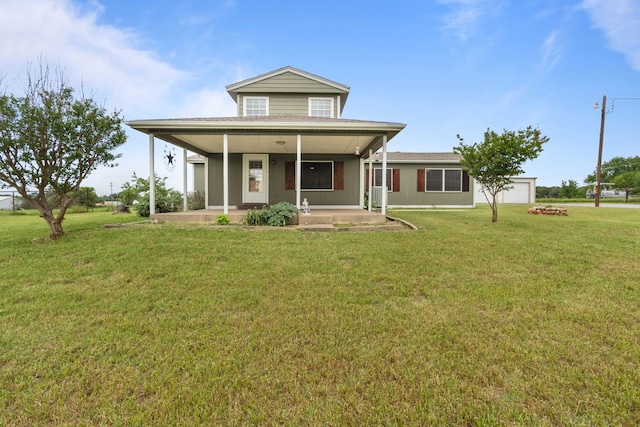 560 N Cardinal Rd, Reno, TX 76020 - farmhouse-style home featuring a front lawn and a porch