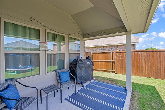 716 Newberry Ln, Royse City, TX 75189 - view of patio featuring grilling area
